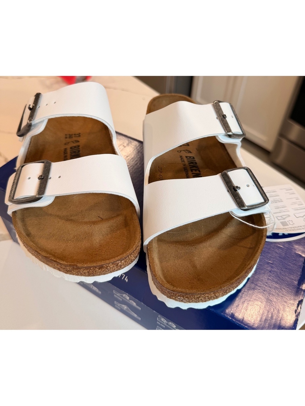 Birkenstocks White Women’s size 37
